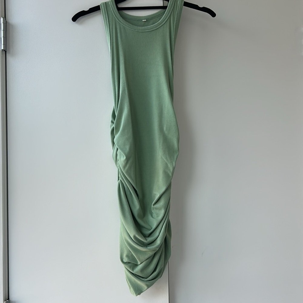 Crew Neck Tank Dress Ribbed - Picture 5 of 7